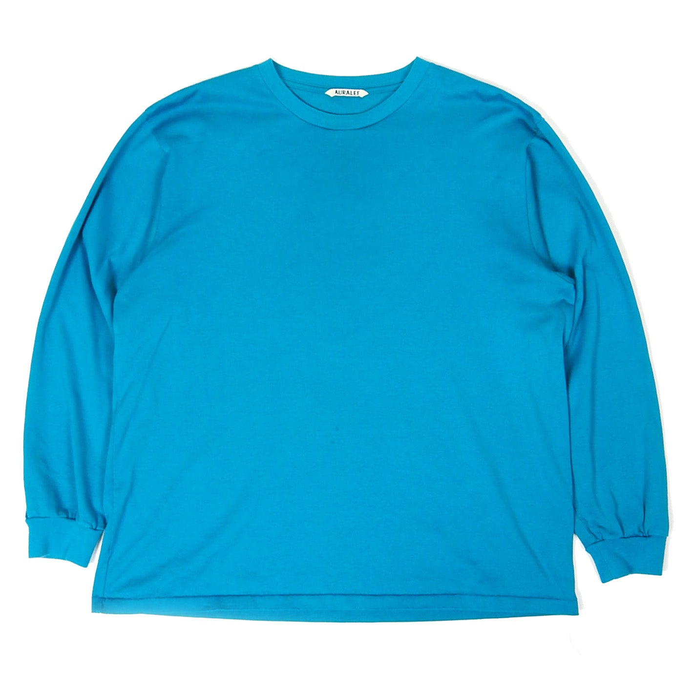 Auralee Teal LS T-Shirt Size 4