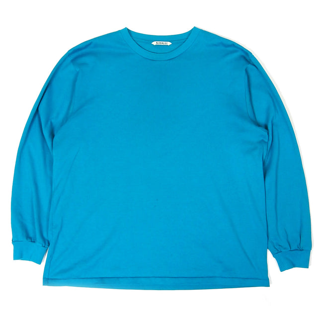 Auralee Teal LS T-Shirt Size 4