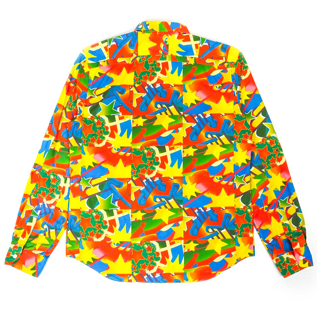 Comme Des Garçons Homme Plus 90s Graphic Button Up Size Large