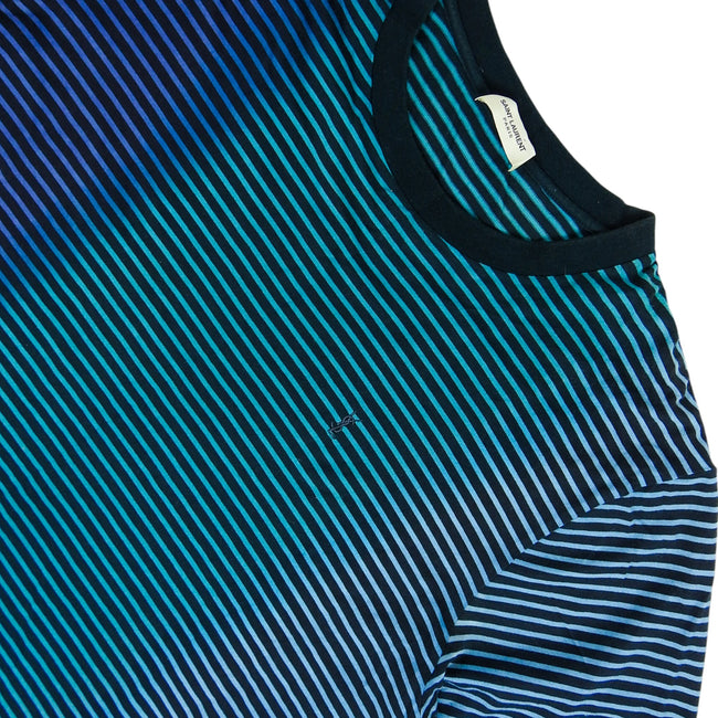 Saint Laurent Paris Striped T-Shirt Size XL