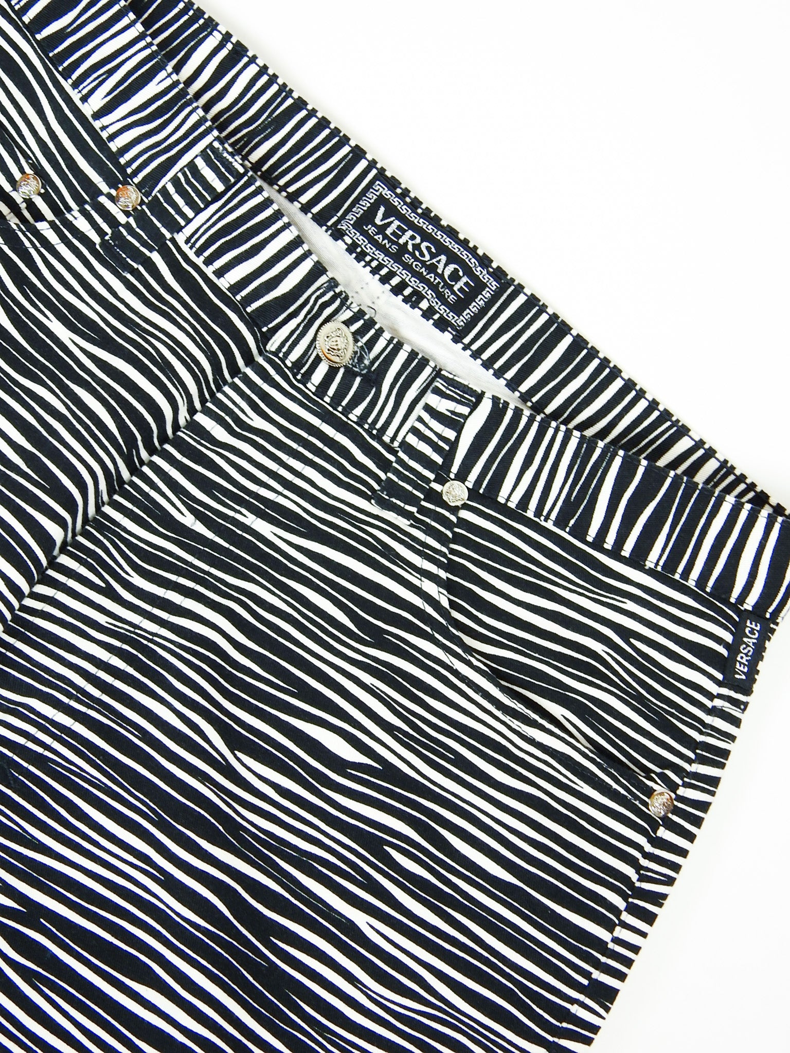 Versace Jeans Couture Animal Print Jeans Size 32