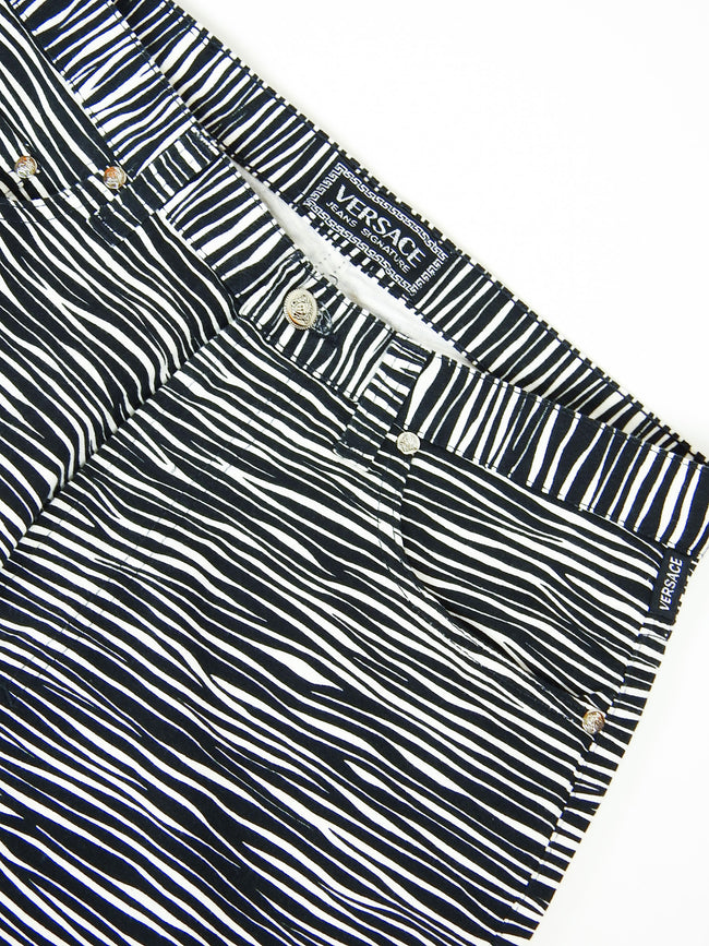 Versace Jeans Couture Animal Print Jeans Size 32