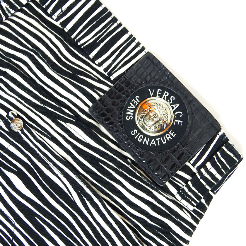 Versace Jeans Couture Animal Print Jeans Size 32