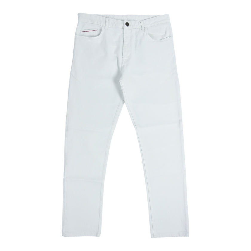 Isaia White Jeans Size 34