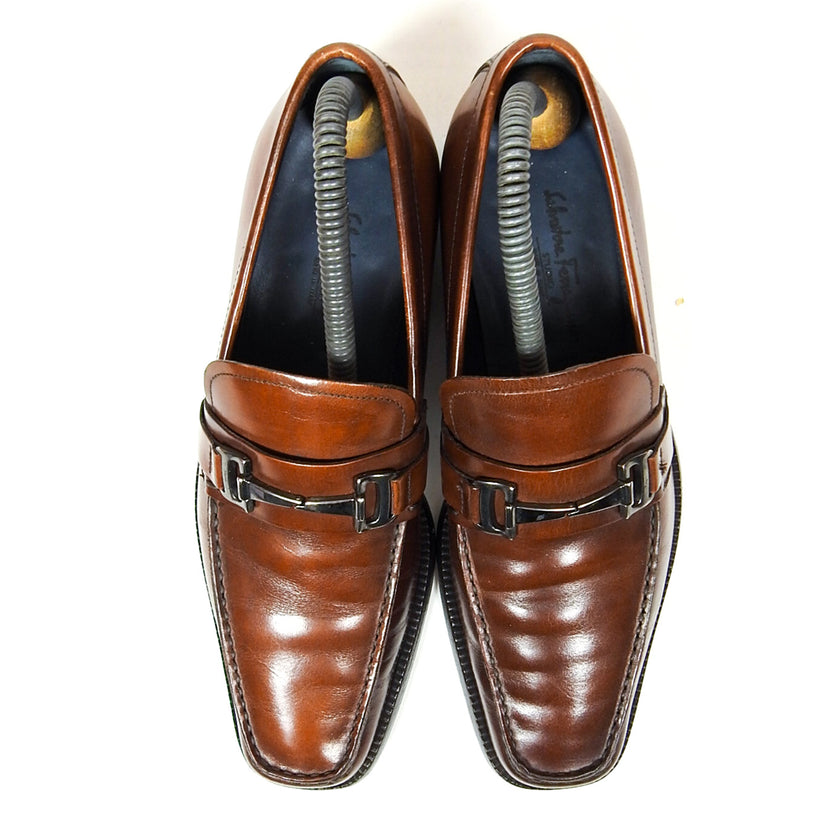 Salvatore Ferragamo Horsebit Loafers Size 7EE