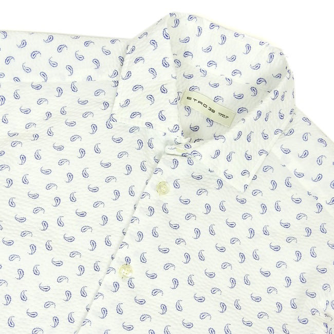 Etro Seersucker Shirt Size 38
