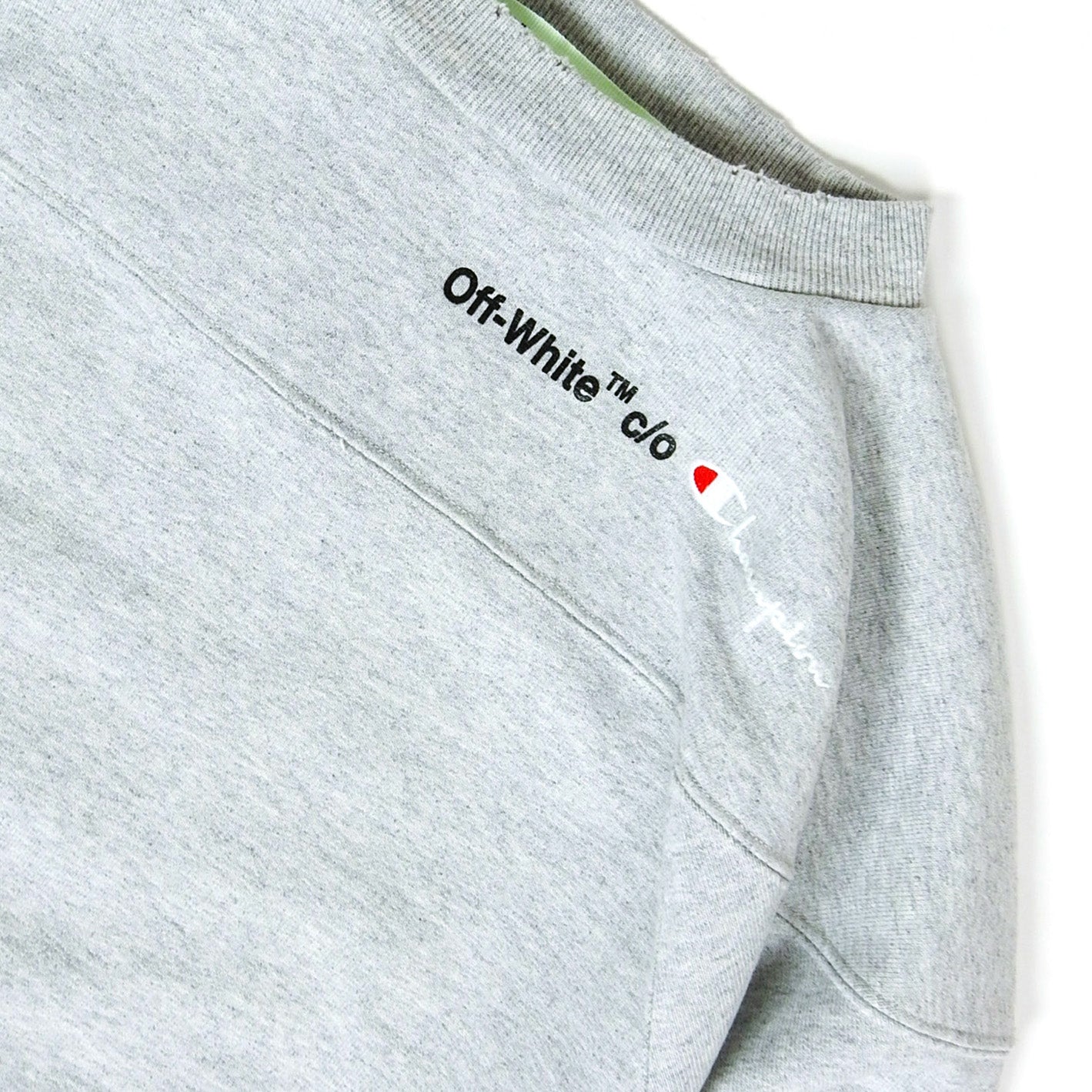 Off-White x Champion Crewneck Sweatshirt Size Small