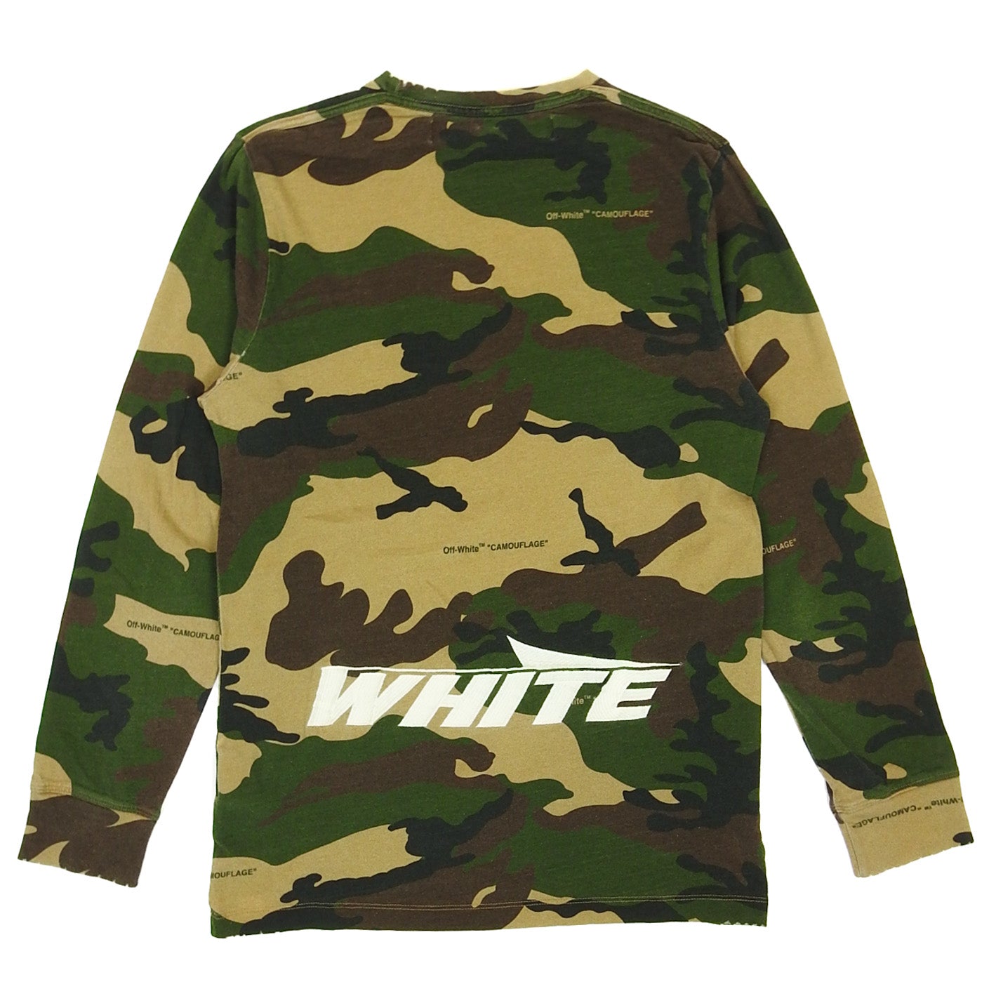 Off-White Camo Longsleeve Size Medium
