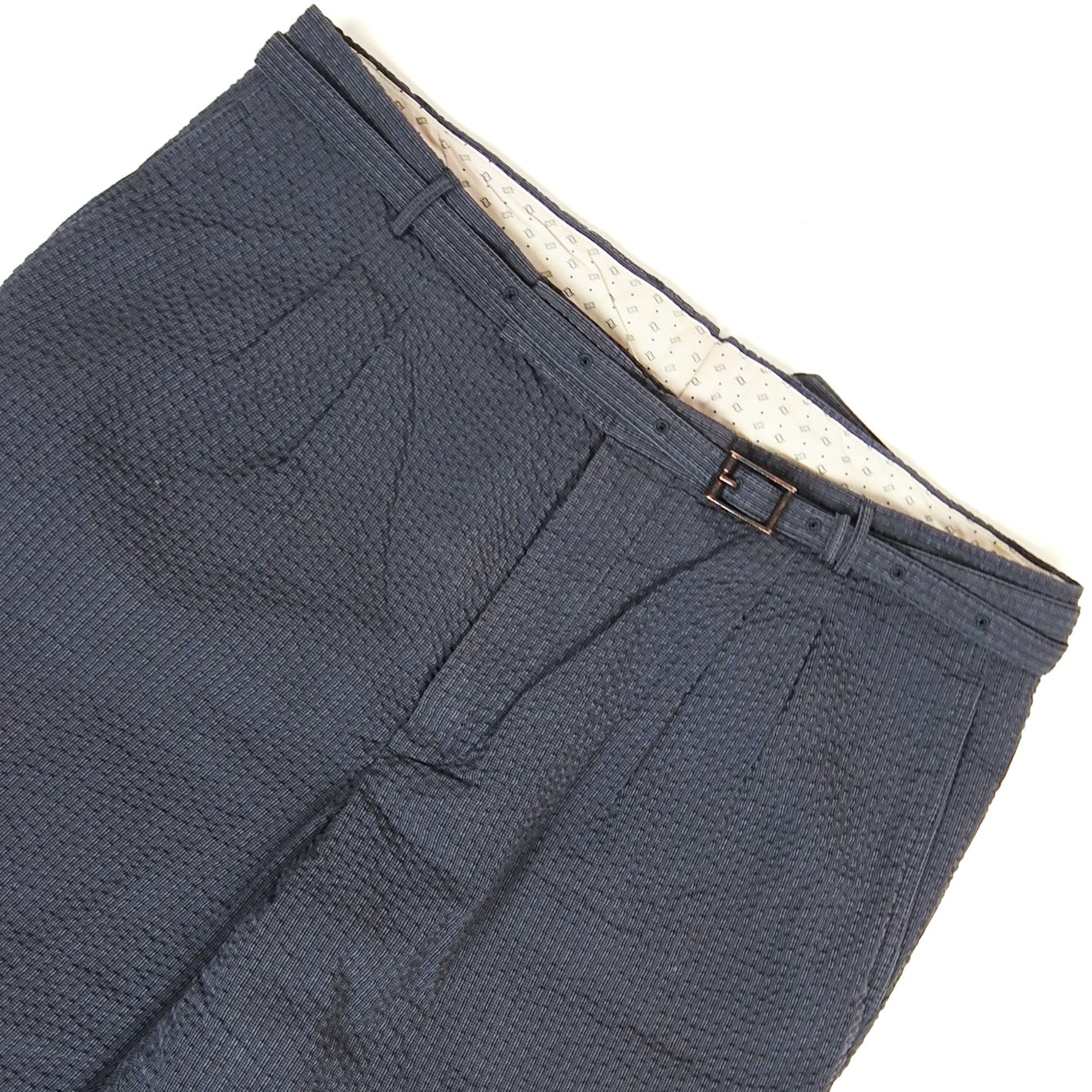 Burberry Seersucker Trousers Size 46