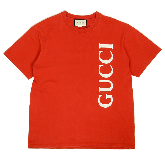 Gucci Red Logo T-Shirt Size Large