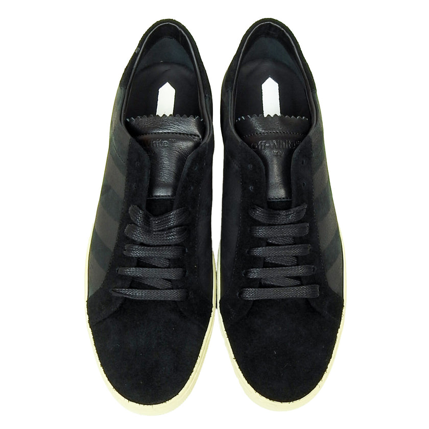 Off-White Brushed Diagonals Sneakers Black Size 41