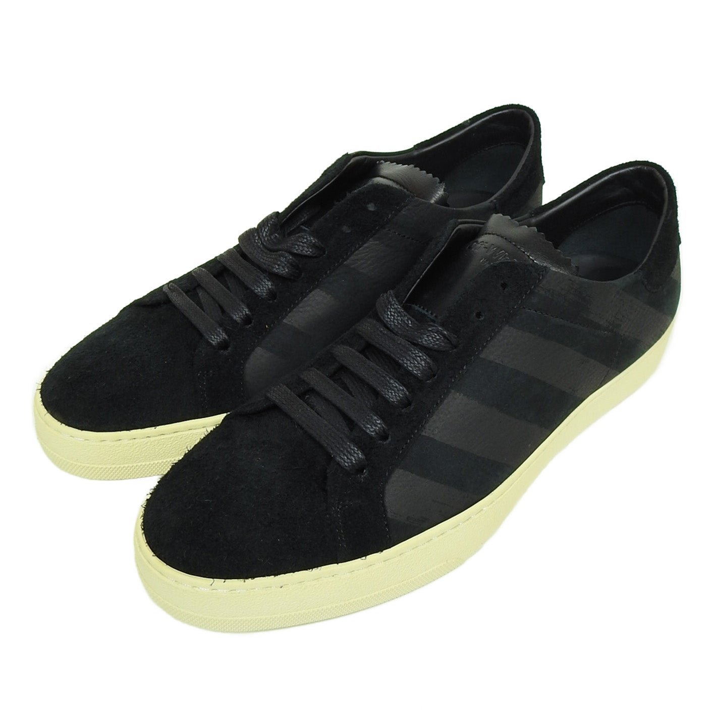 Off-White Brushed Diagonals Sneakers Black Size 41