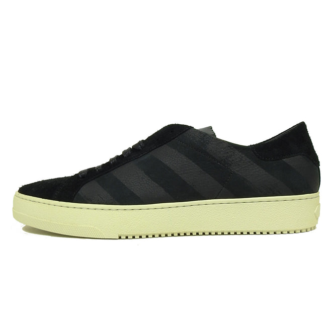 Off-White Brushed Diagonals Sneakers Black Size 41
