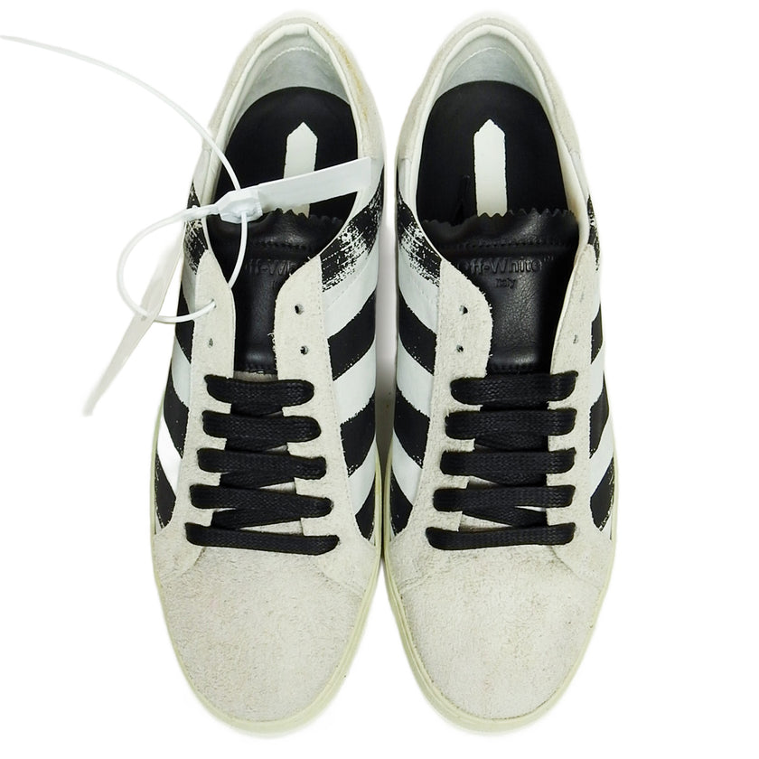 Off-White Brushed Diagonals Sneakers White Size 41