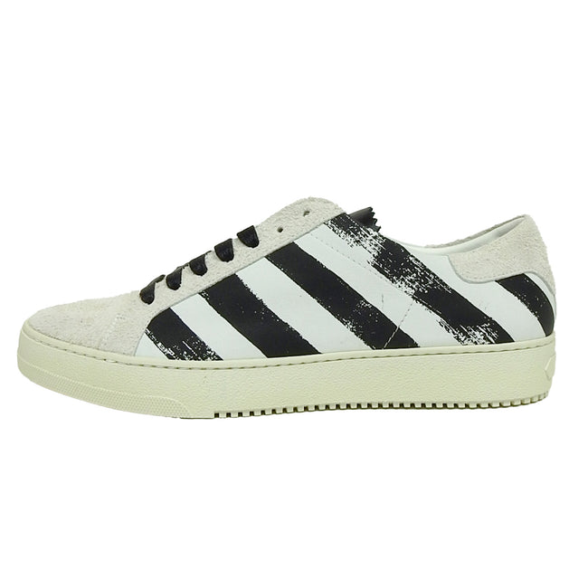 Off-White Brushed Diagonals Sneakers White Size 41