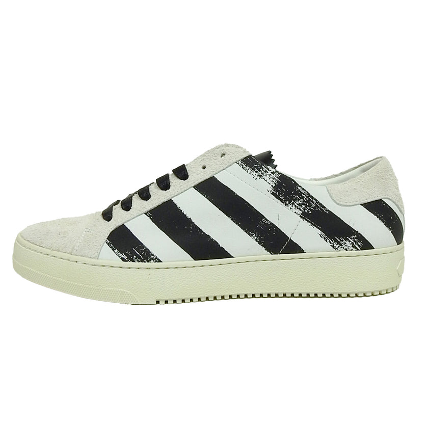 Off-White Brushed Diagonals Sneakers White Size 41