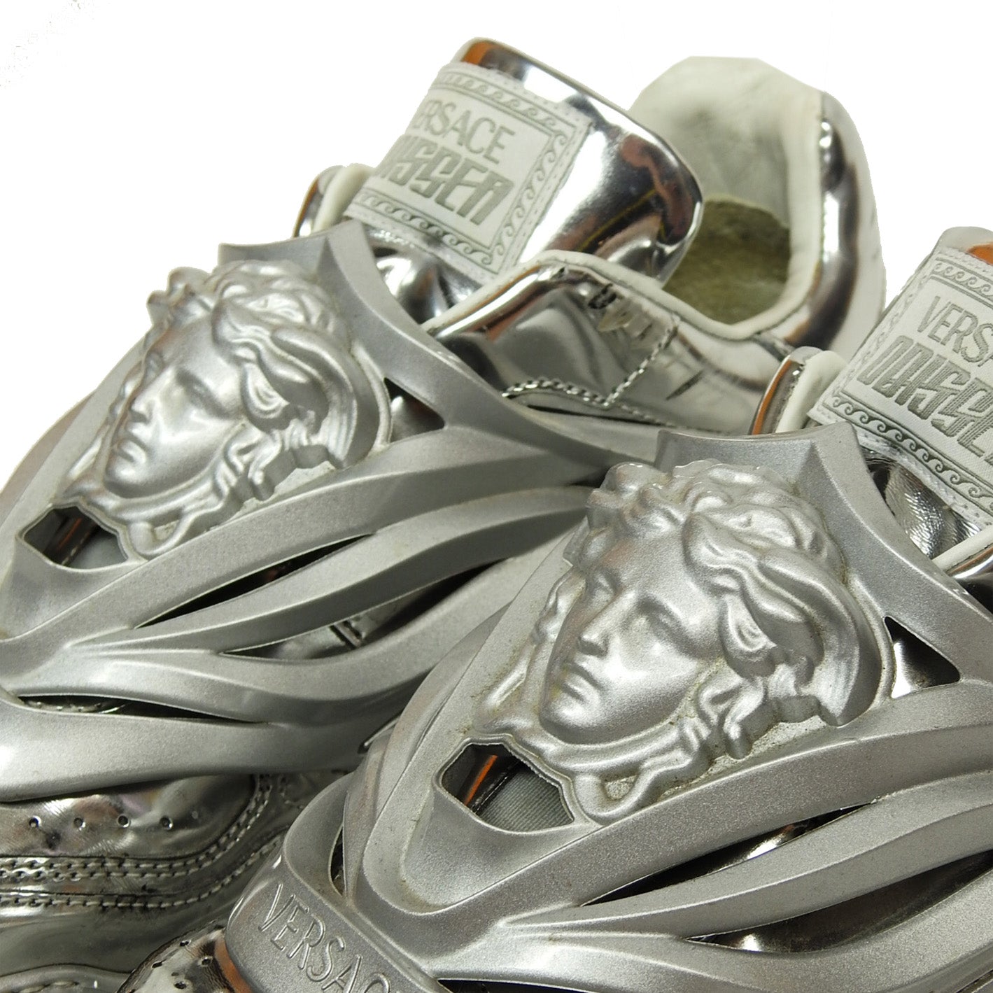 Versace Silver Sneakers Size 45