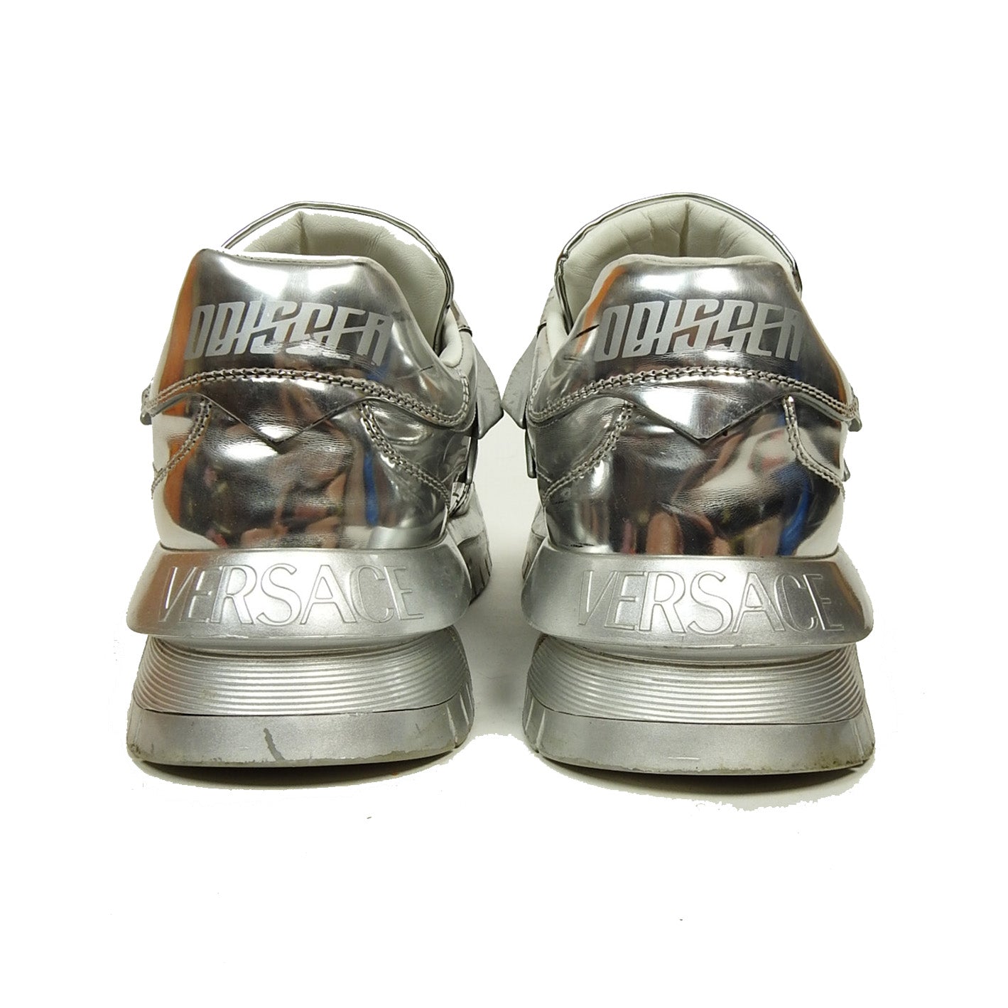 Versace Silver Sneakers Size 45