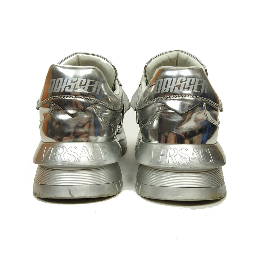 Versace Silver Sneakers Size 45