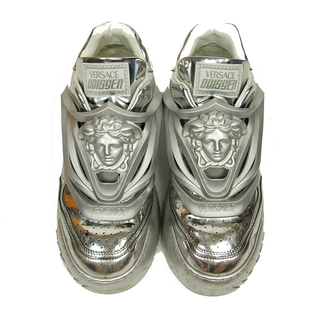 Versace Silver Sneakers Size 45