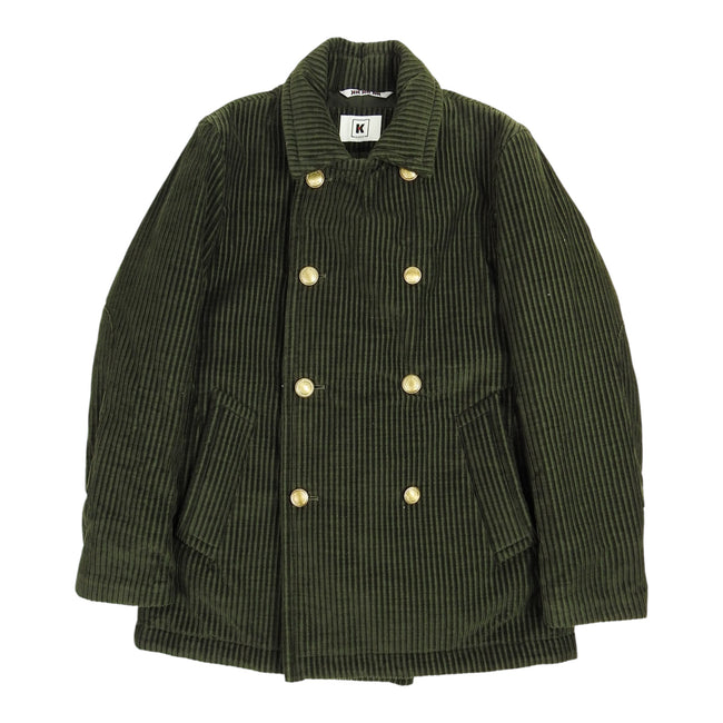 Kired Olive Padded Cord Coat Size 50