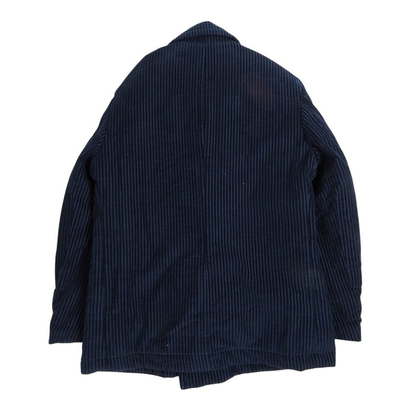 Kired Navy Padded Cord Coat