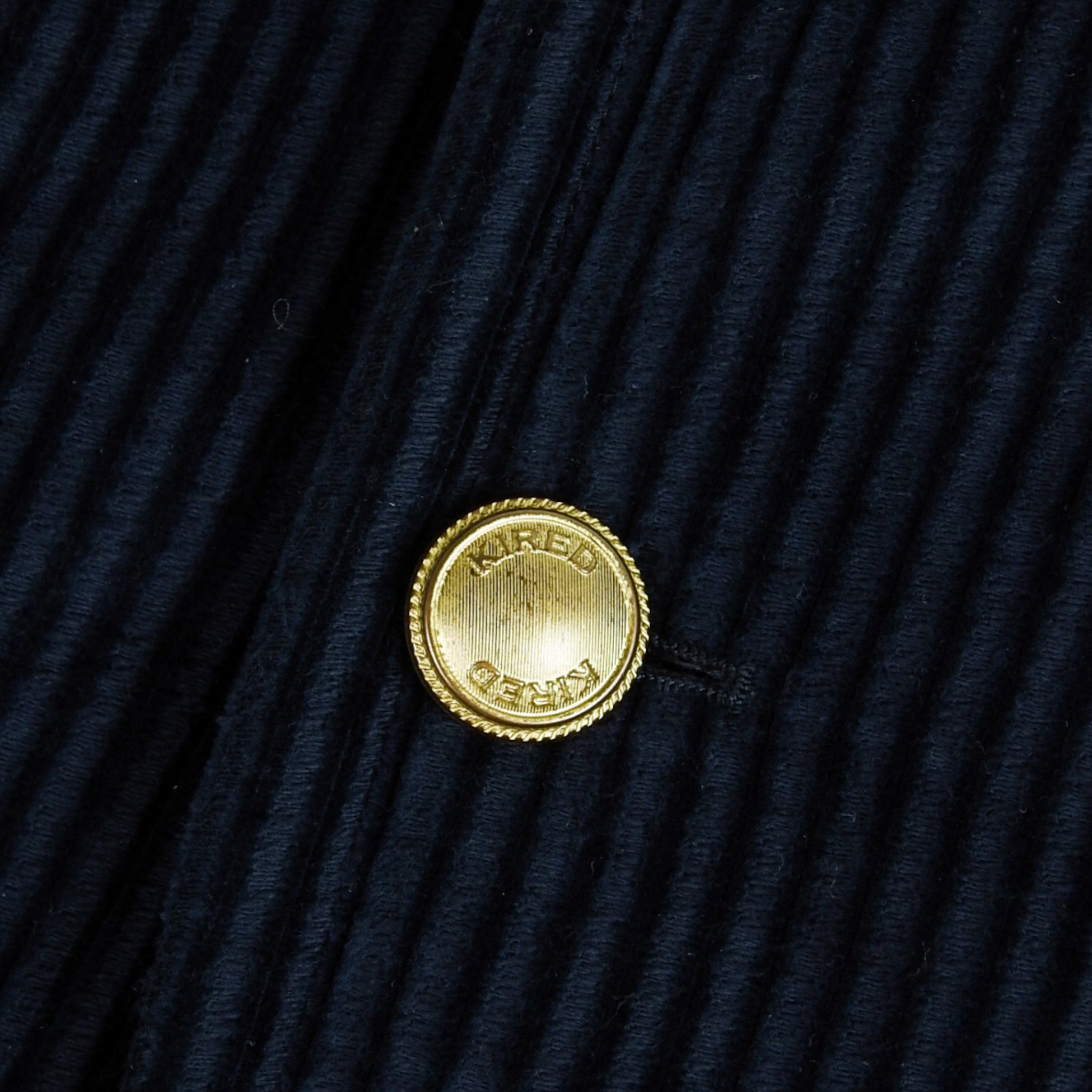 Kired Navy Padded Cord Coat