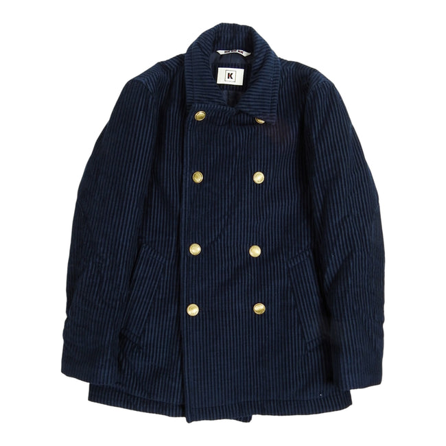 Kired Navy Padded Cord Coat