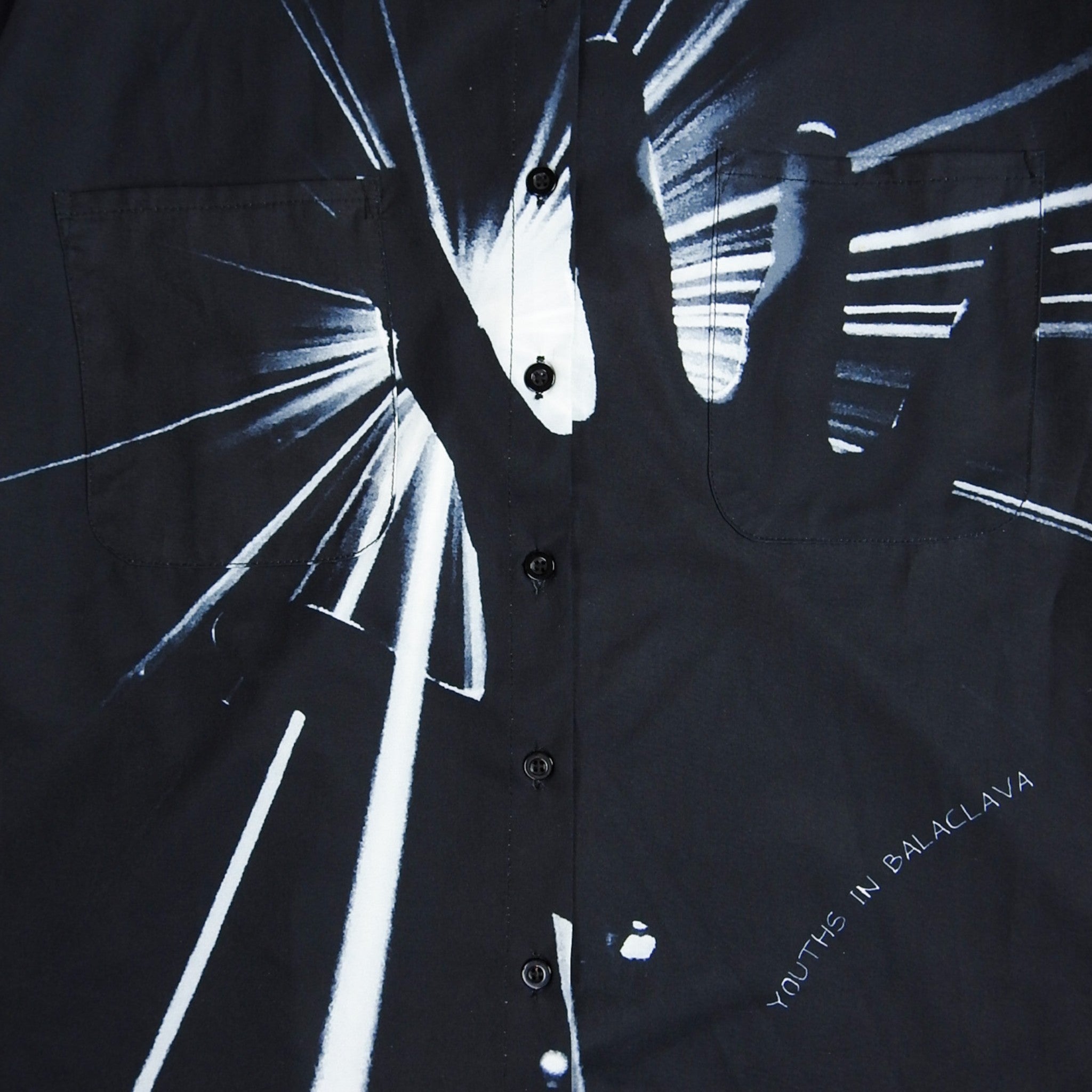 Youths in Balaclava Camp Collar Shirt Size Large