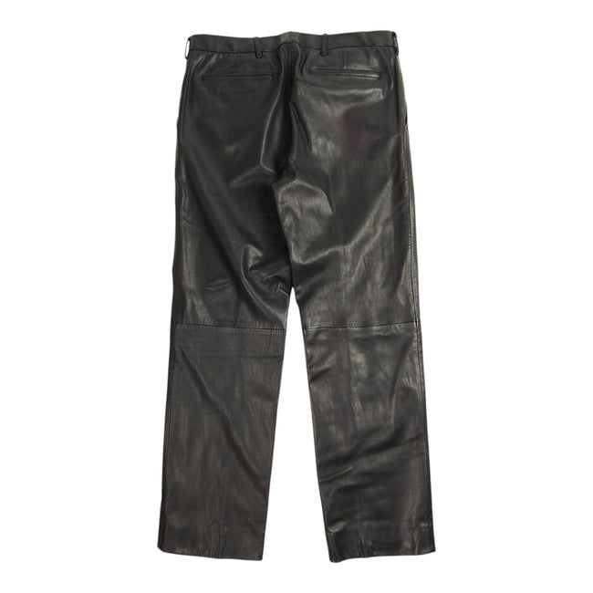 DKNY Leather Trousers Size 34