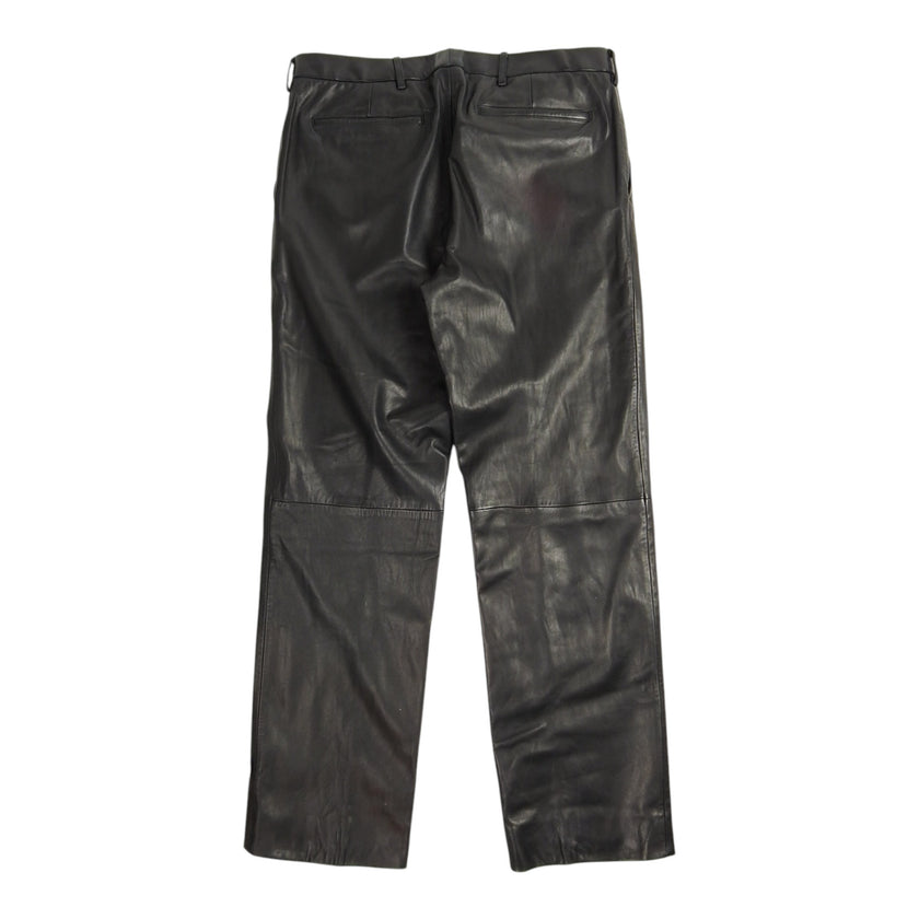 DKNY Leather Trousers Size 34