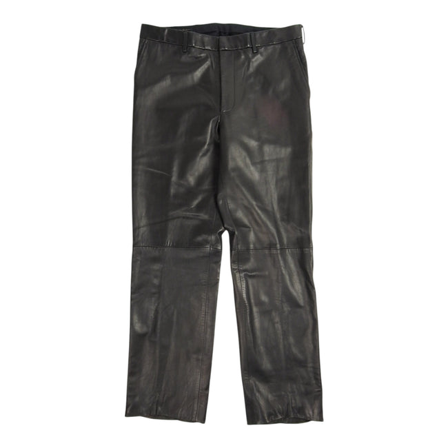 DKNY Leather Trousers Size 34