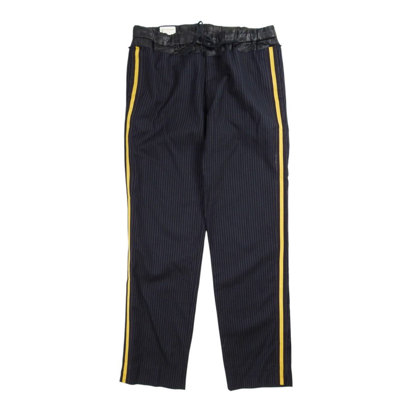 Dries Van Noten Striped Navy Trousers (as is) Size 50