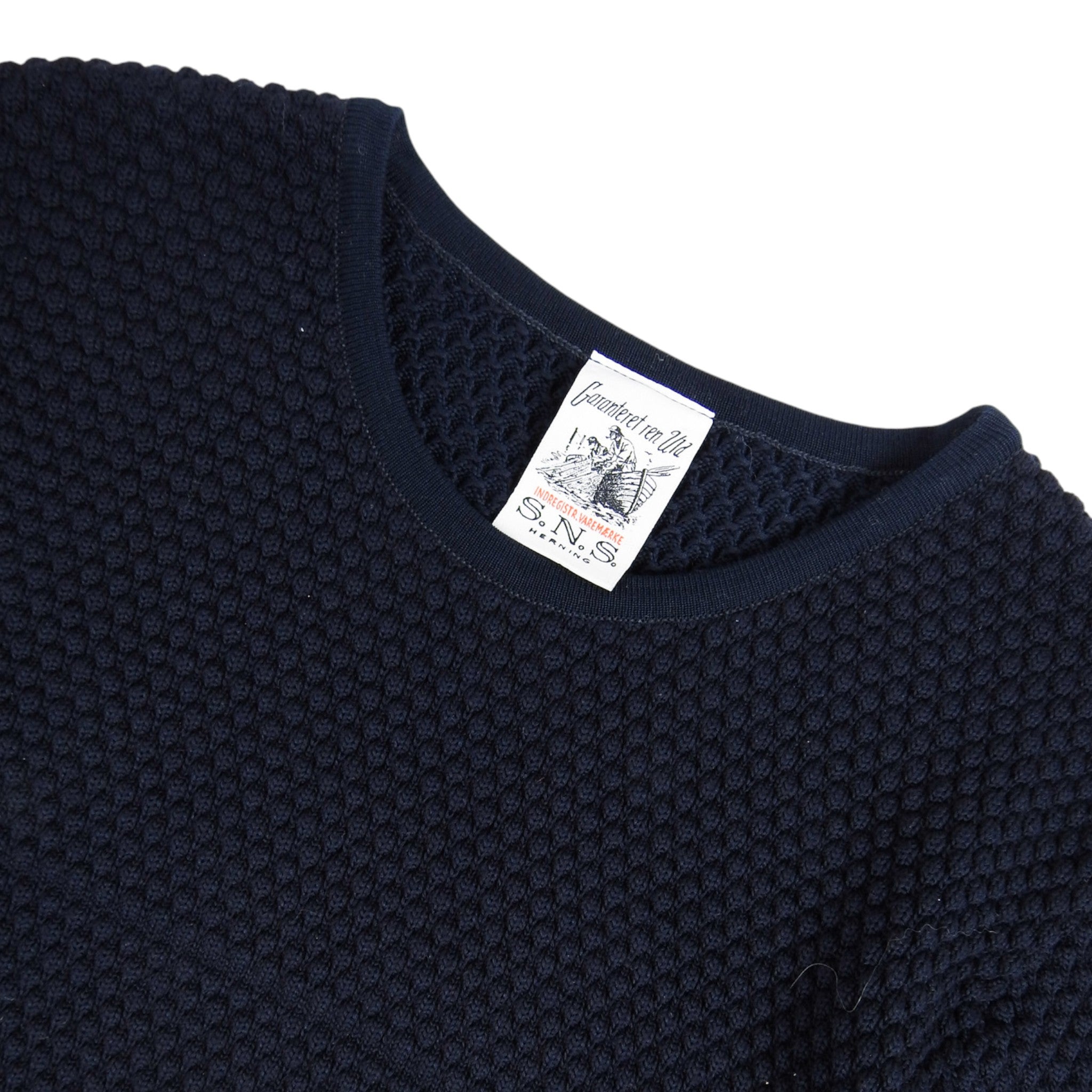 S.N.S Herning Navy Sweater Size Large