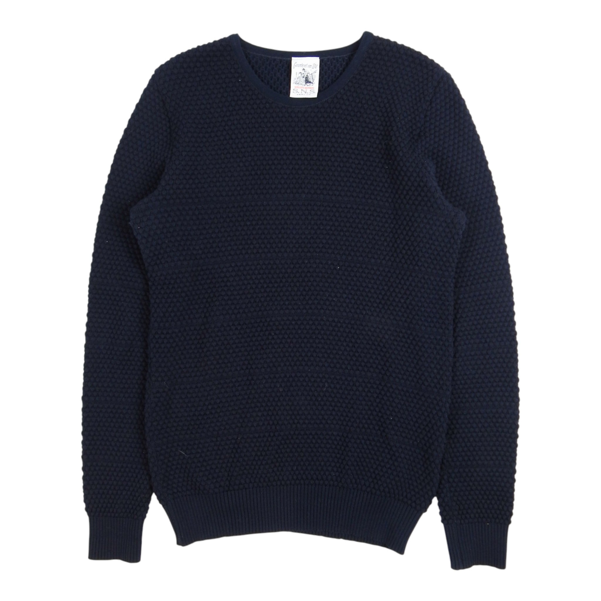 S.N.S Herning Navy Sweater Size Large