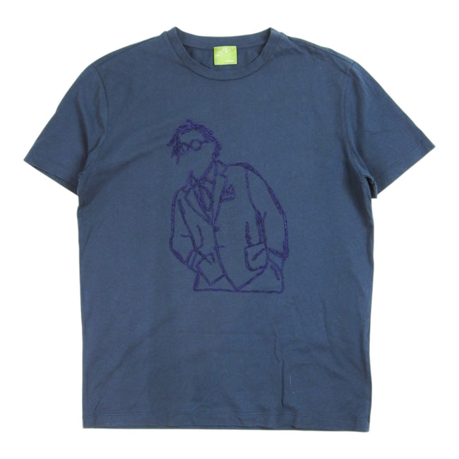 Lardini Embroidered Man T-Shirt Size Large