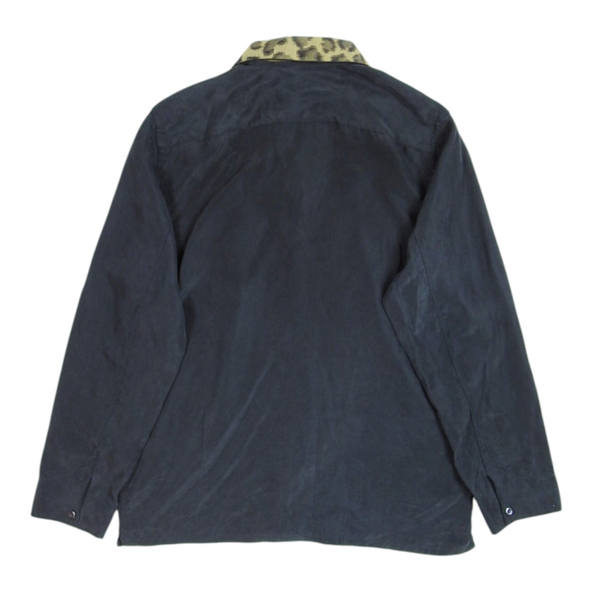 Cobra S.C. Cheetah Collar Shirt Size Medium