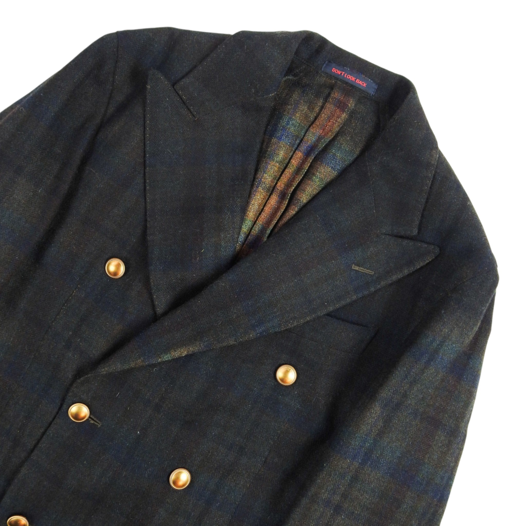 The Gigi Double Breasted Check Blazer Size 48