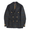 The Gigi Double Breasted Check Blazer Size 48