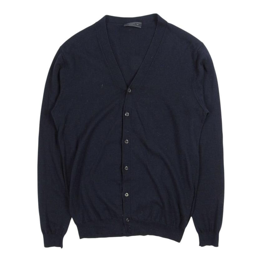 Prada Navy Cardigan Size 50