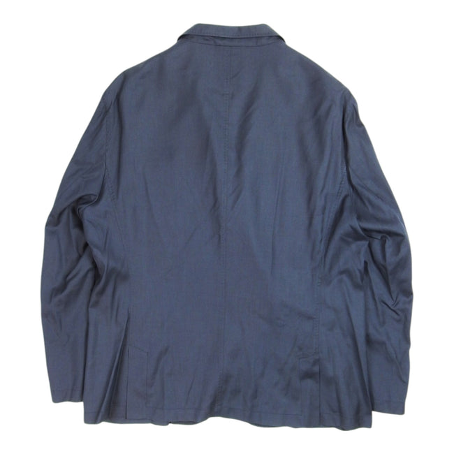 Brunello Cucinelli Navy Unlined Blazer Size 3XL