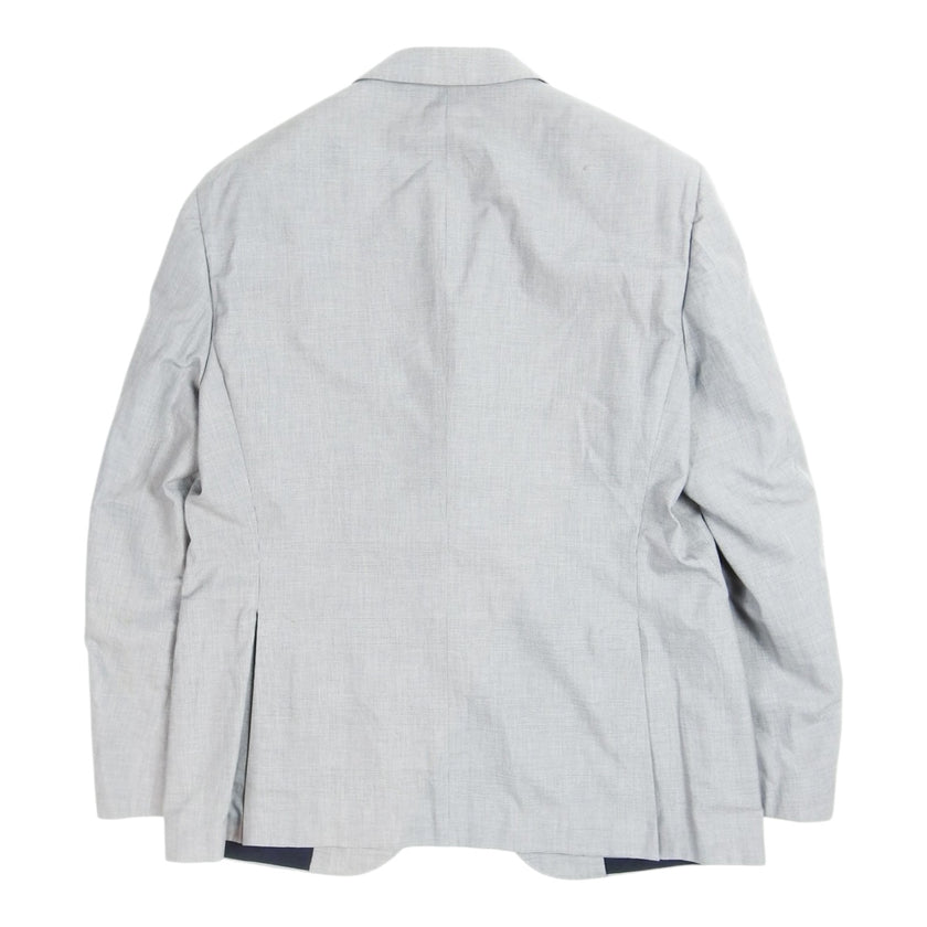Brunello Cucinelli Light Grey Check Blazer Size 56