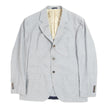 Brunello Cucinelli Light Grey Check Blazer Size 56