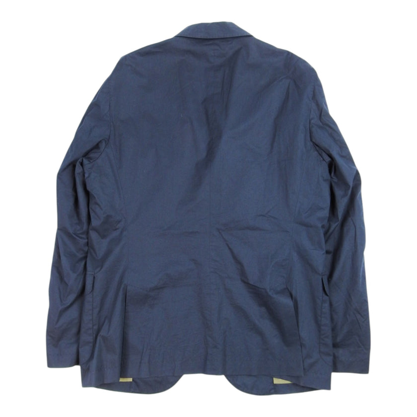 Brunello Cucinelli Navy Cotton Blazer Size XL