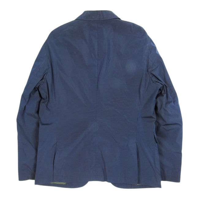 Brunello Cucinelli Navy Nylon Blazer Size 2XL