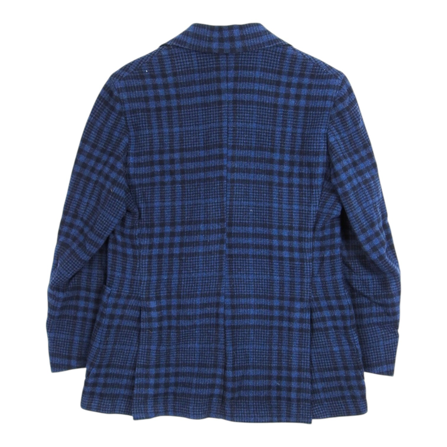AA Doppiaa Blue Plaid Blazer Size 50