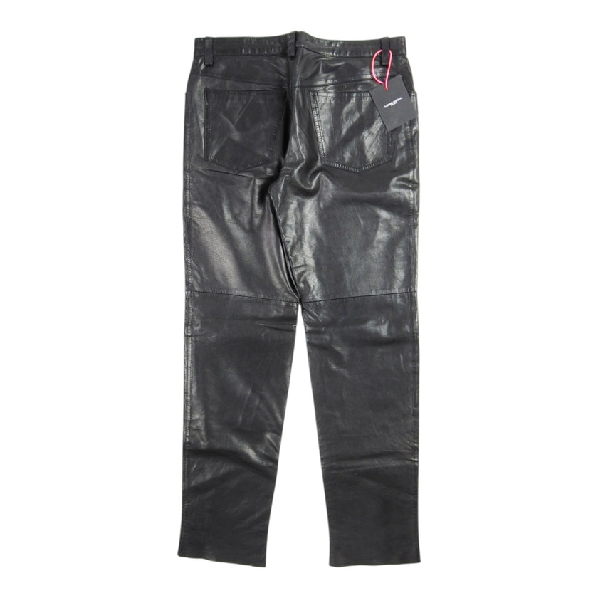 Costume National Homme Leather Pants Size 48