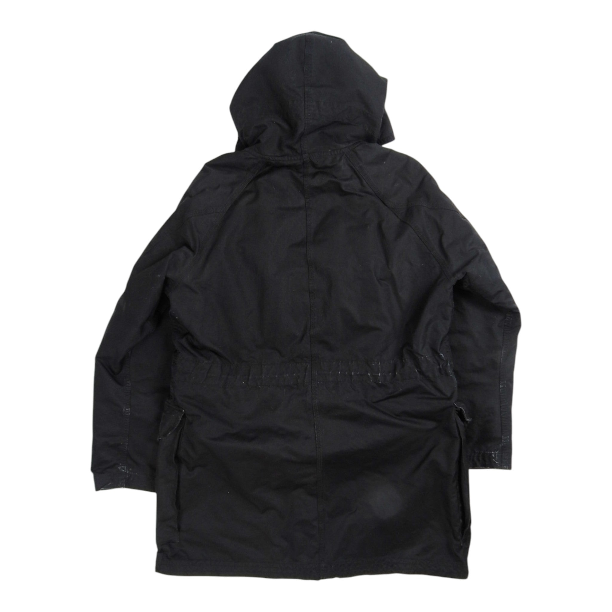 Stone Island Black Parka Size Large