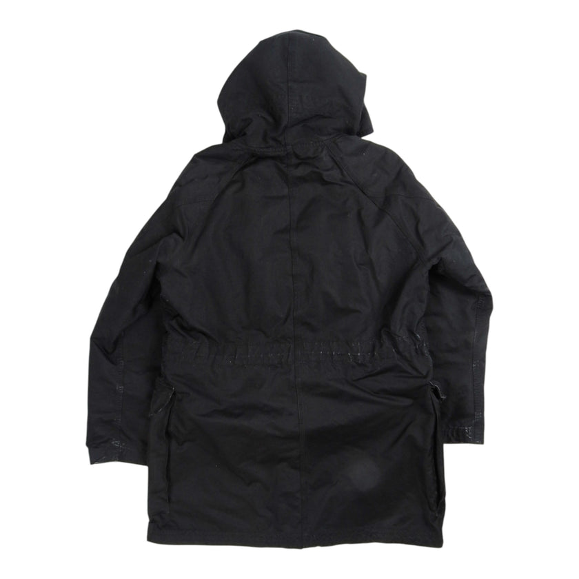 Stone Island Black Parka Size Large