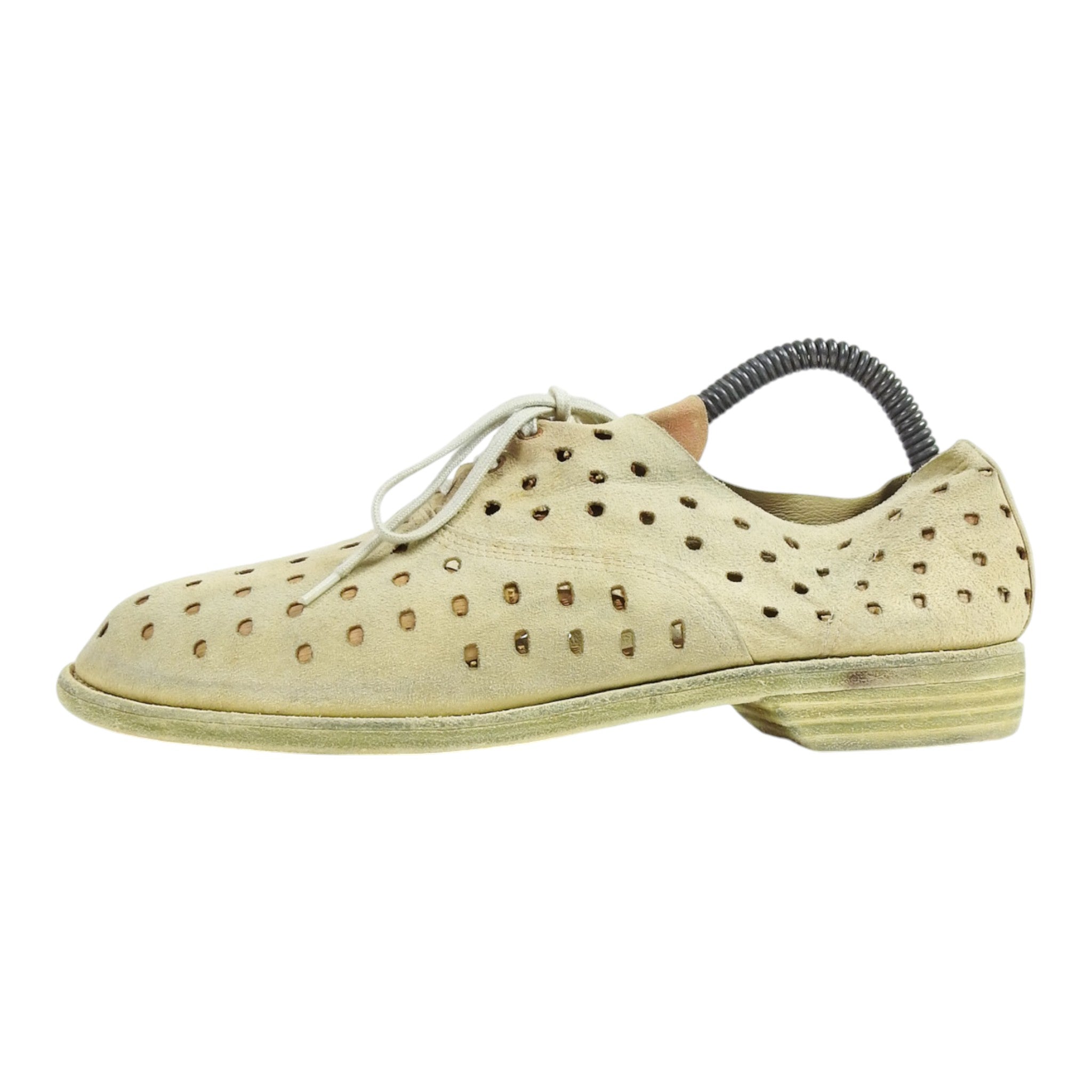 Guidi Perforated Leather Shoes Size 40